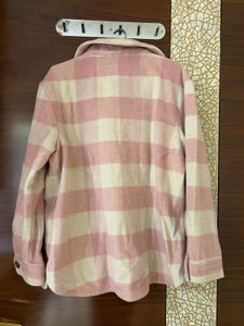Cute Pink Plaid Shacket