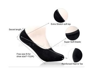 SEAL PACKED- Black No-Show Socks (FREE SIZE)