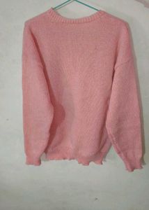 Pink Floral Sweater 🌸