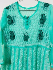 Lucknow Chikankari Frock