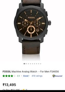 Fossil Machine Analog Watch