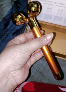24 Gold Y-Shape 3D Electric Face &amp; Body Massager