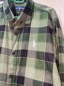 Ralph Lauren Green Check Shirt