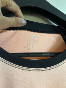 Peach &amp; Black T-Shirt