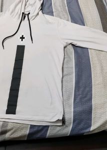 Men&#39;s  Huddy white T- Shirt full sleeve