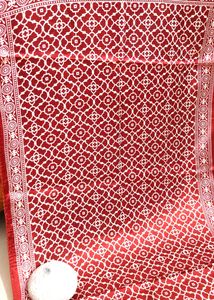 New Ajrakh Modal Silk Stole Dupatta