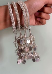 Silver Bangles Set