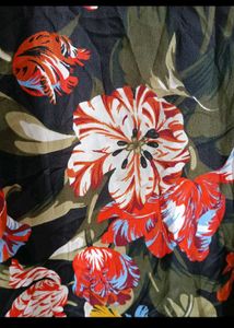 Zara Floral Print Skirt
