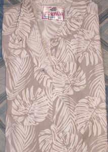 Leaf Print Shirt