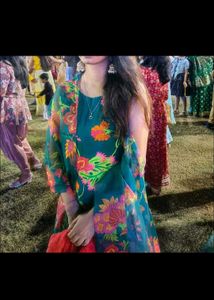 Floral Print Kurta Set