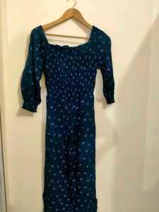 Navy Blue Summer Jumpsuit Dress