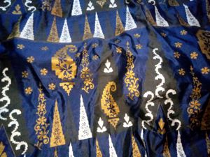 Colorful Printted Silk Glitterish Saree