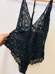Black Lace Bodysuit