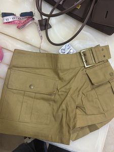 Khaki Wrap Skort