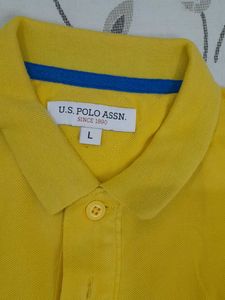 Yellow USPA Polo T-Shirt