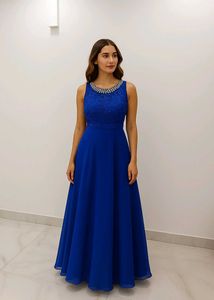Elegant Blue Gown