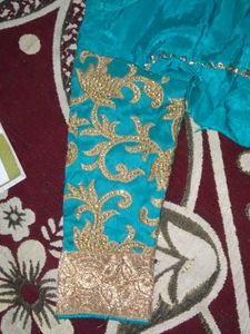 Heavy Worked Lehnga Kurti And Dupatta For Girls
