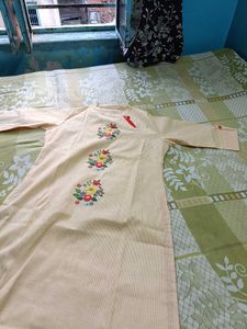 Butter Yellow Kurti ❤️