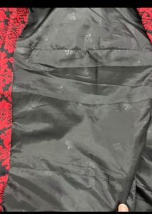 Red &amp; Black Fit &amp; Flare Dress