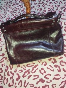 ZARA Studded Leather Handbag