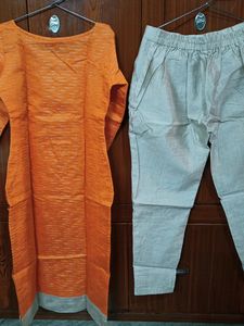 Two Pieces Set Banarsi Cotton