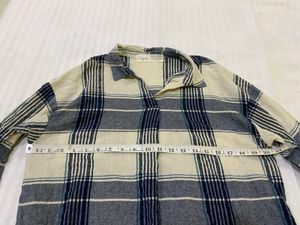 Checked Flannel Tunic Top