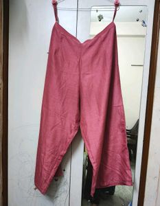 Dusty Rose Pink Indo Era Kurta Set With Dupatta