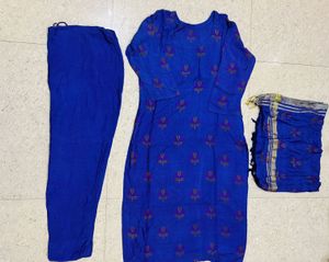 Purple Kurta Set
