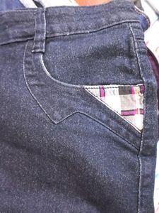 Price Drop Brand New Denim Skirt With Frill