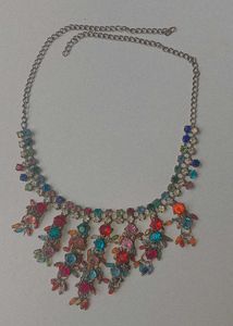 Sparkling Rhinestone Statement Necklace