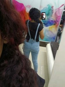Light Wash Denim Overalls