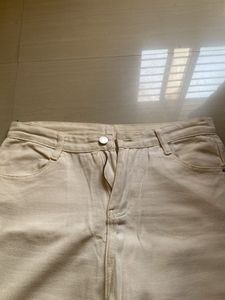 WHite/ Beige  Pants | Used Only Twice