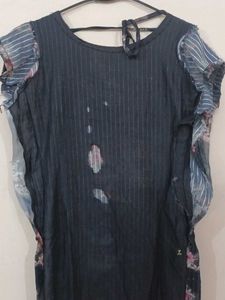 Sequence Work Kurta Set With Flated PALAZO