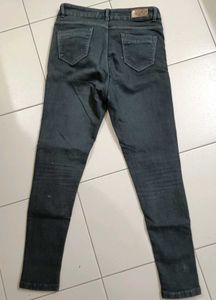 Deep Charcoal Skinny Jeans