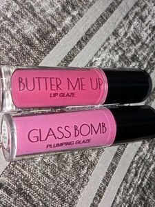 Lip Glaze Duo - Butter Me Up & Glass Bomb