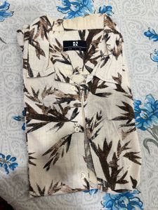 Floral Print Short Sleeve Shirt