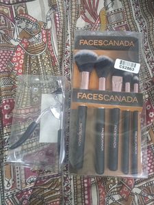Facescanada Original Makeup Brushes And Eye Curler