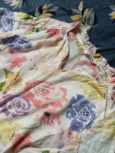 COTTON TIERED DRESS