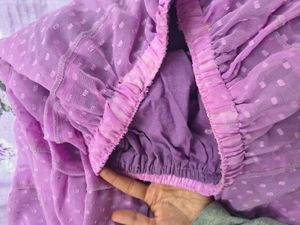 Purple Tiered Skirt