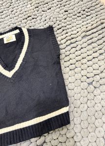 Vintage Black Sweater Vest