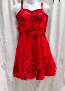I. SEXY RED PARTY DRESS
