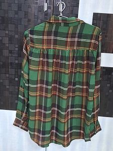 Vintage Plaid Flannel Shirt Wid Inner