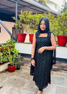 Heavy Stone Work Kurti Set For Just 3000 Rs