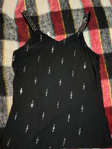 black 90s Bollywood kurti