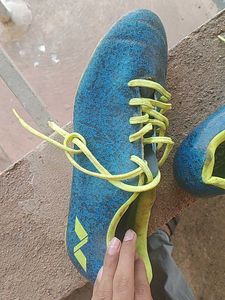 Blue Nivia Football Cleats