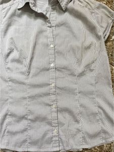 Striped Button-Down Shirt