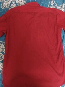 Red Casual Shirt