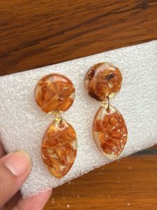 Floral Resin Earrings