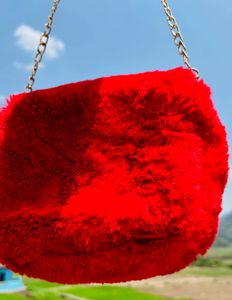 Bright Red Long Sling Bag