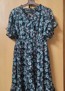 Floral Print Midi Dress